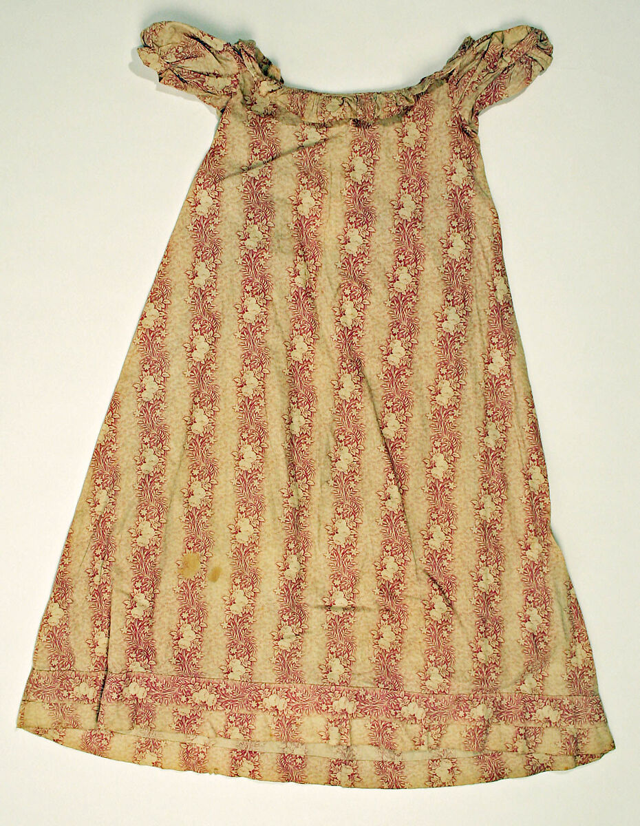 Dress, cotton, American 