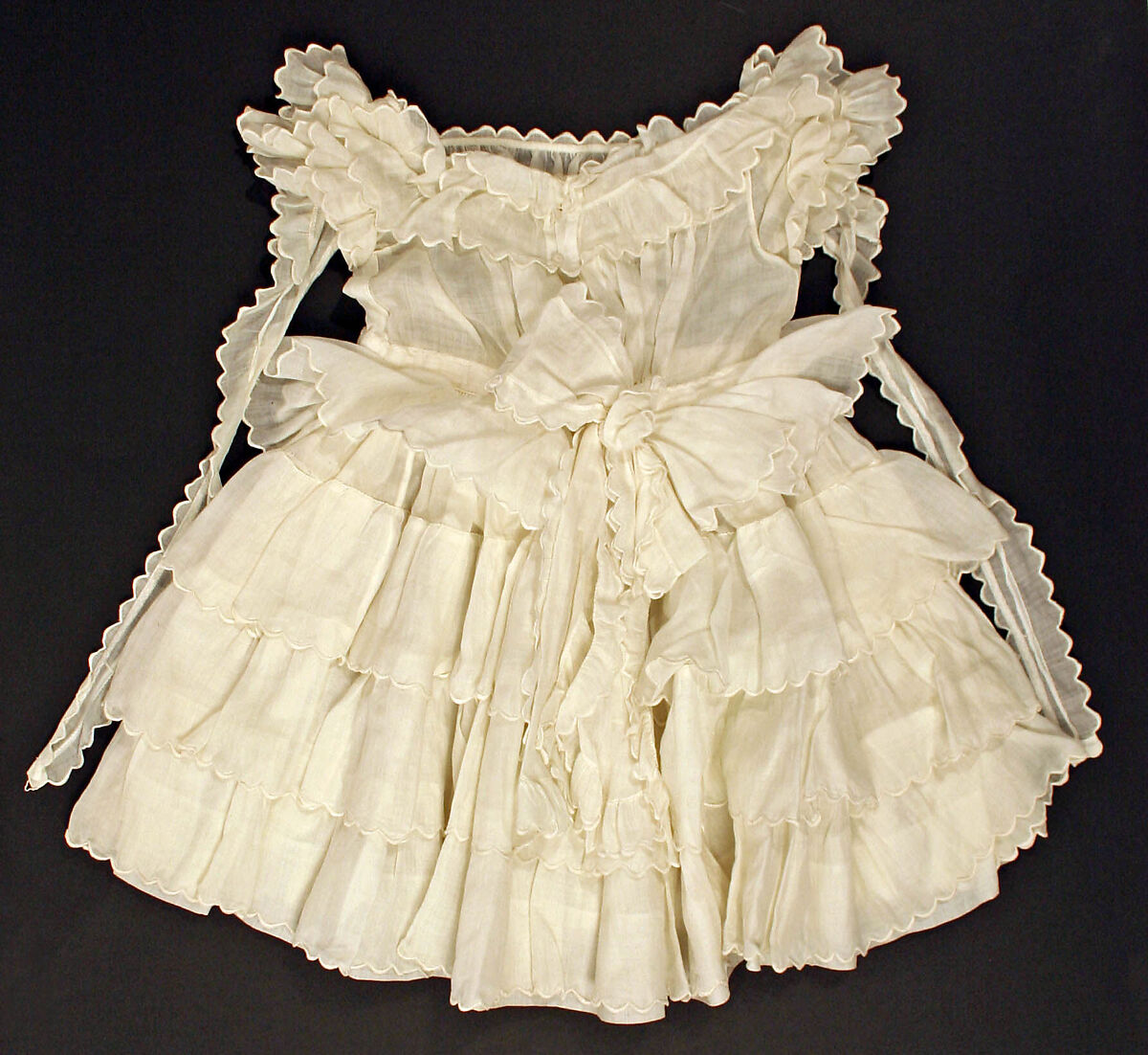 Dress, cotton, probably American