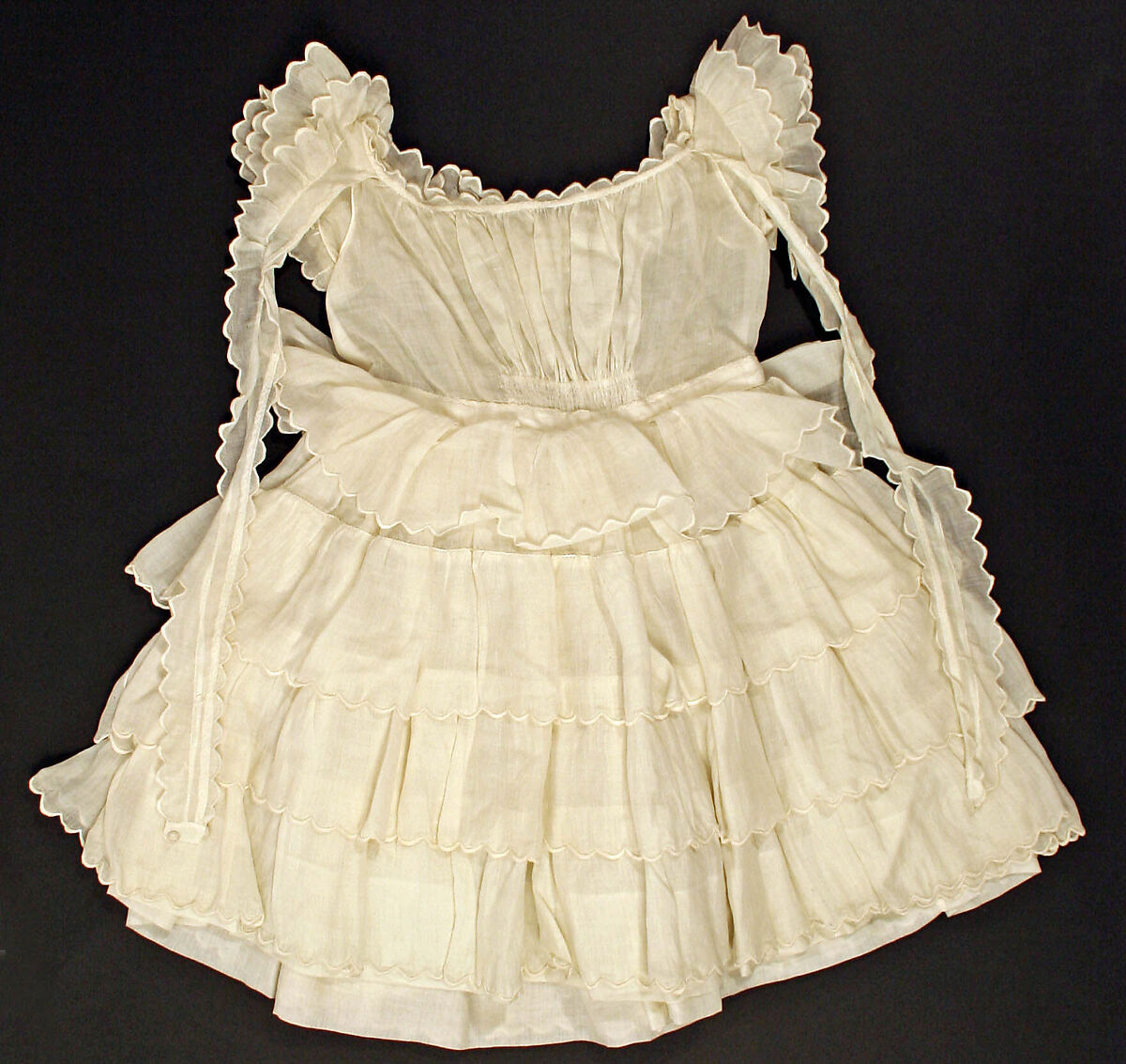 Dress, cotton, probably American 