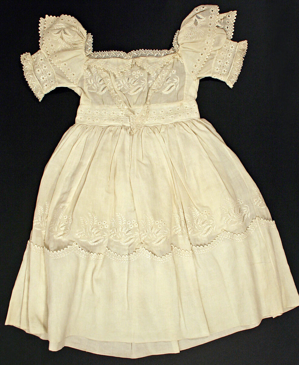 Dress, cotton, American
