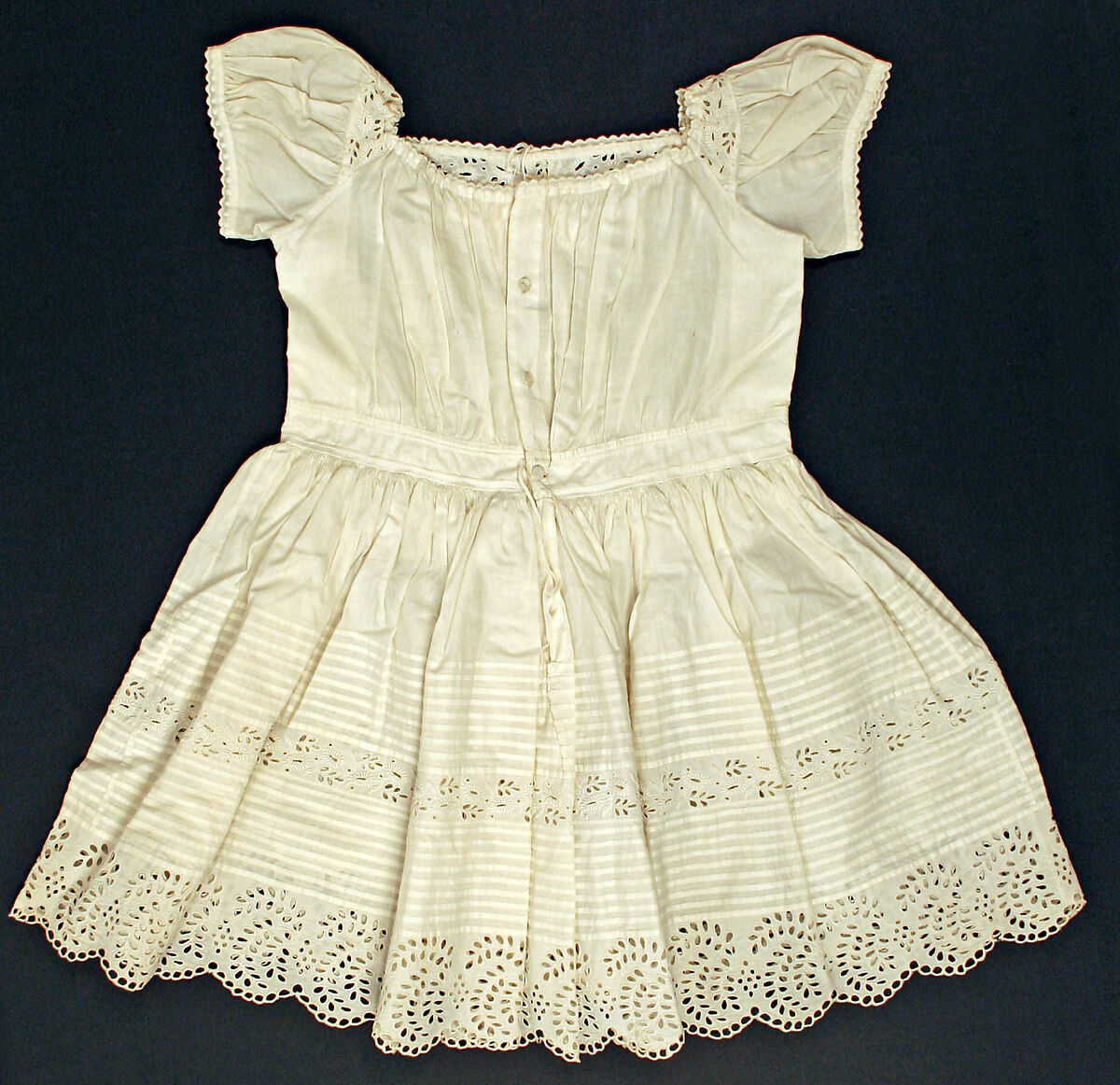 Dress, cotton, American