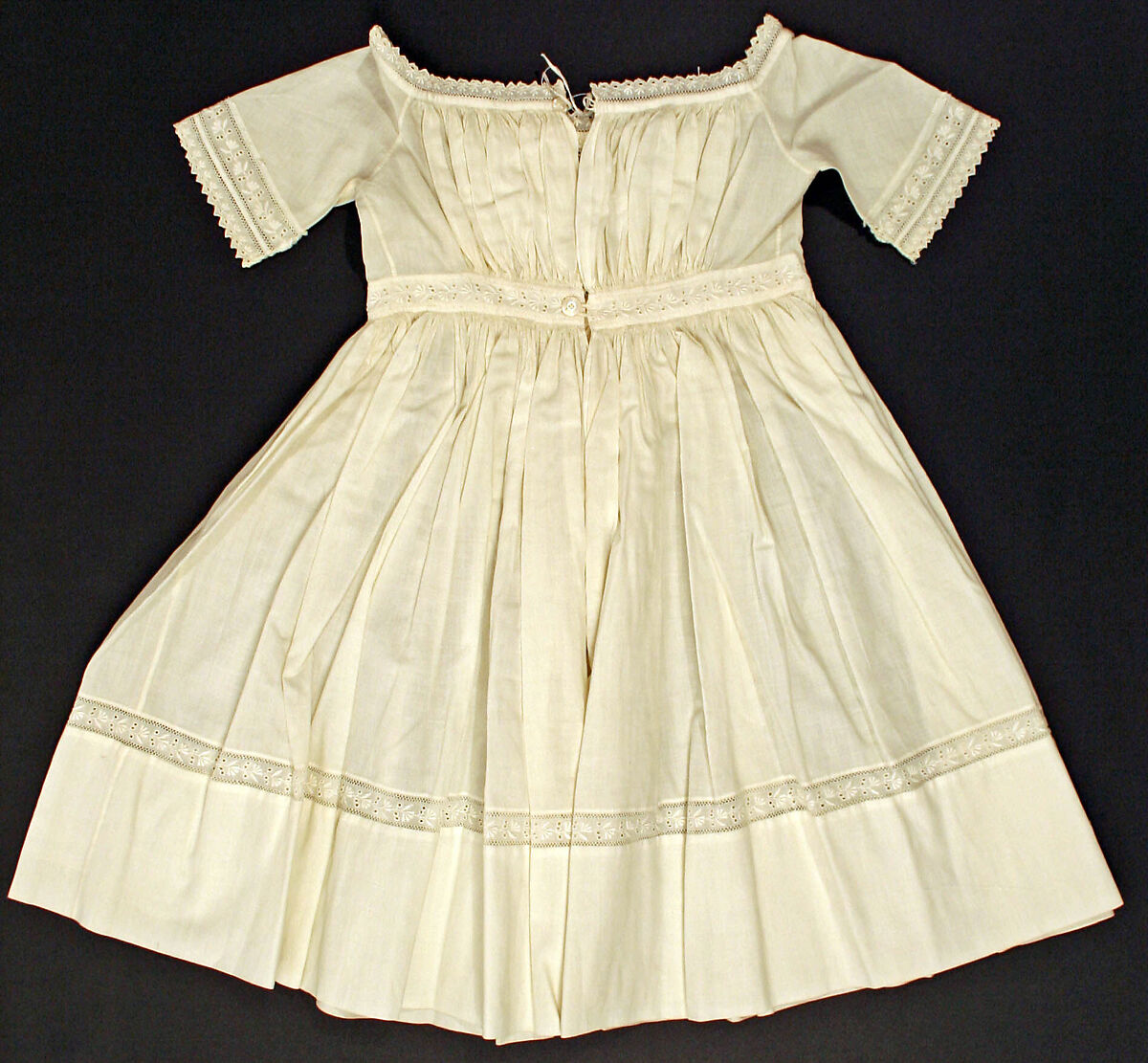 Dress, cotton, probably American
