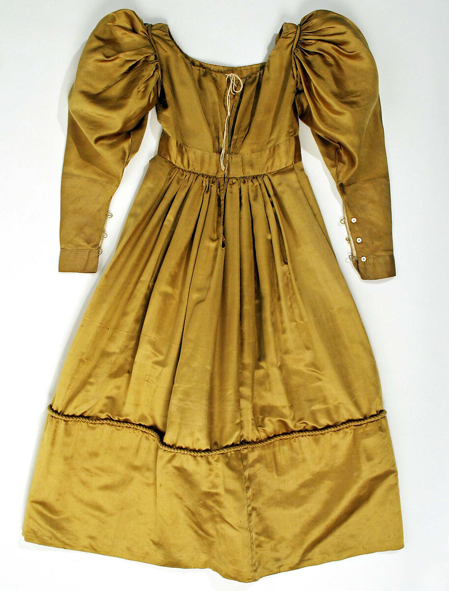 Dress, silk, French