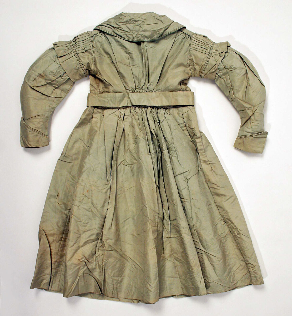 Dress, silk, British