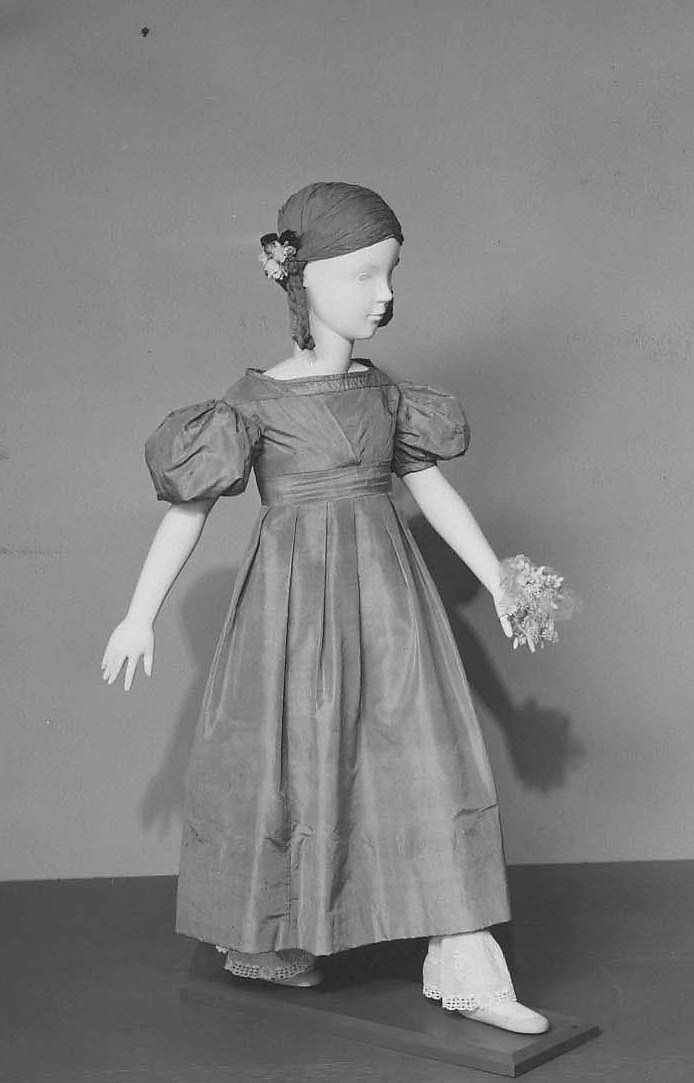 Dress, silk, American