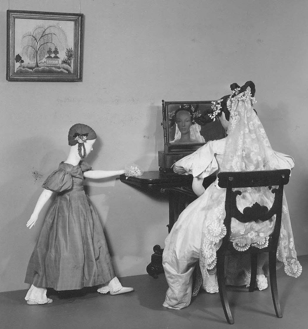 Dress, silk, American