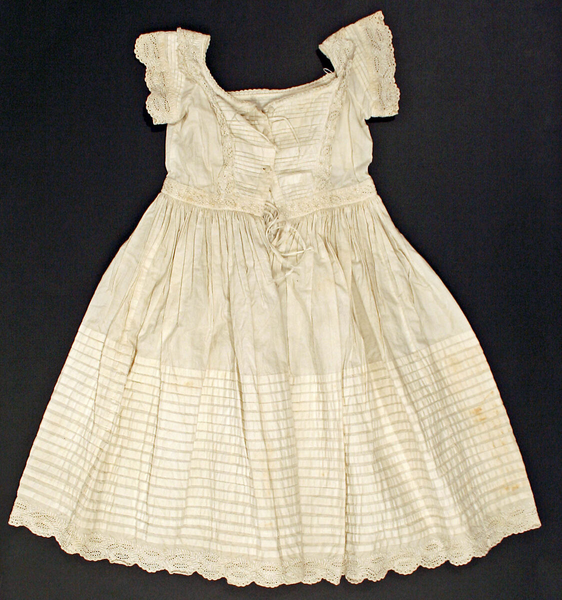 Dress, cotton, American