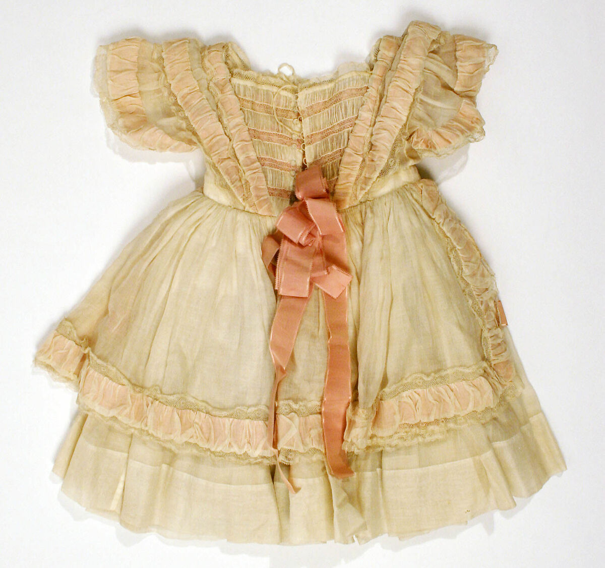Dress, cotton, probably American