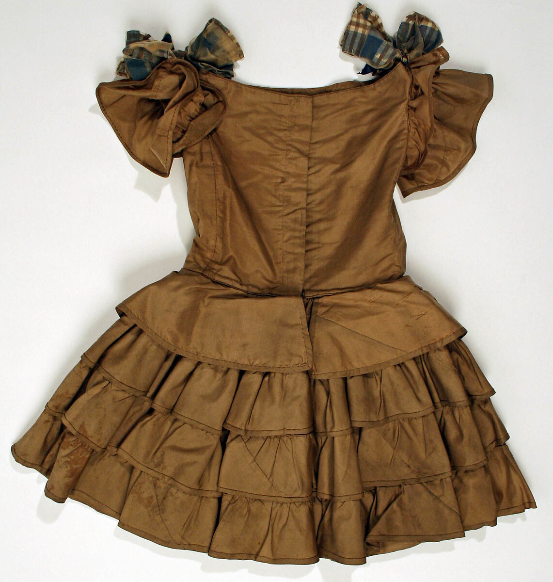 Dress, silk, American or European