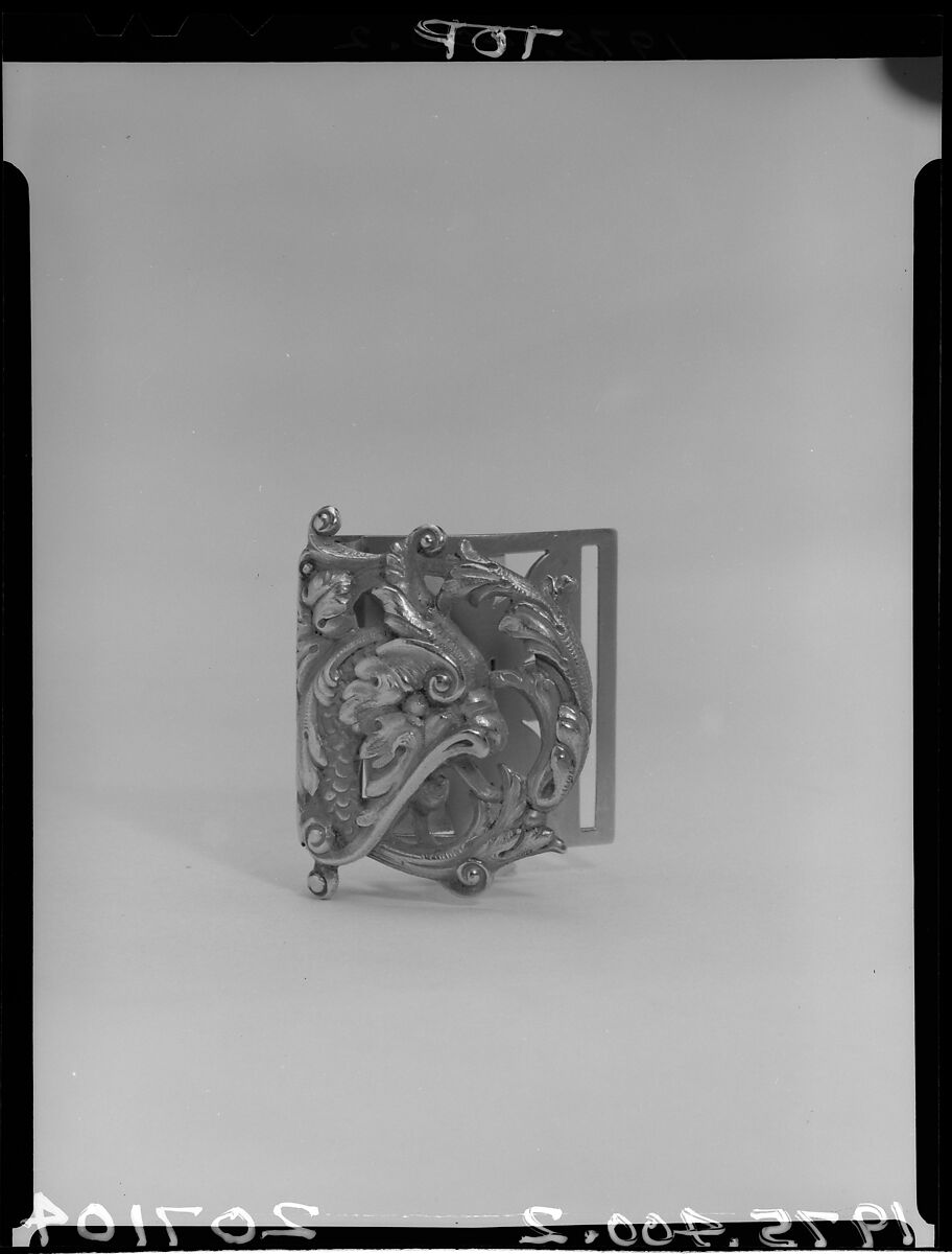 Buckle, Probably Theodore B. Starr (American, New Rochelle, New York 1837–1907 Ridgefield, Connecticut), Gold, American 