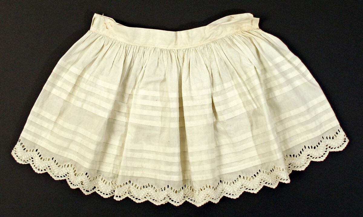 Dress, cotton, American