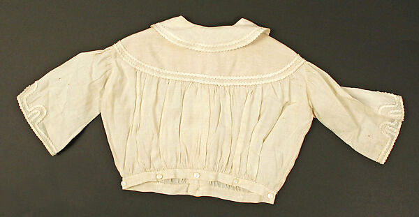 Blouse, linen, American