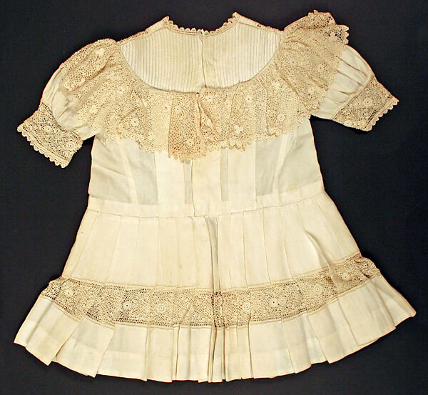 Dress, linen, French