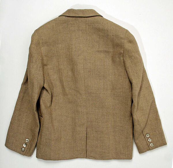 Ensemble, Marie-France Cohen, (a) linen, (b, c) cotton, (d) leather, metal, French