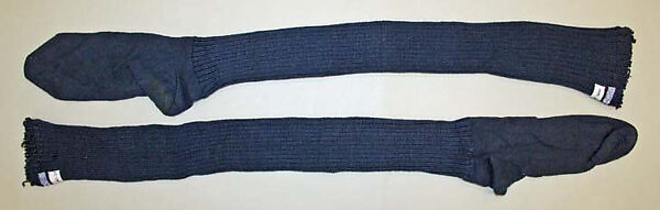 Athletic ensemble, wool, cotton, American