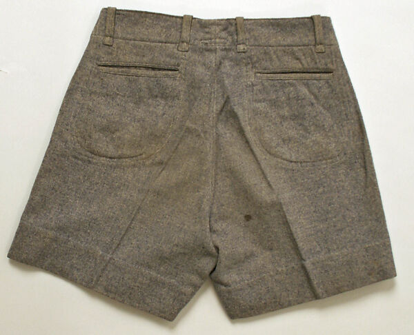 Athletic ensemble, wool, cotton, American