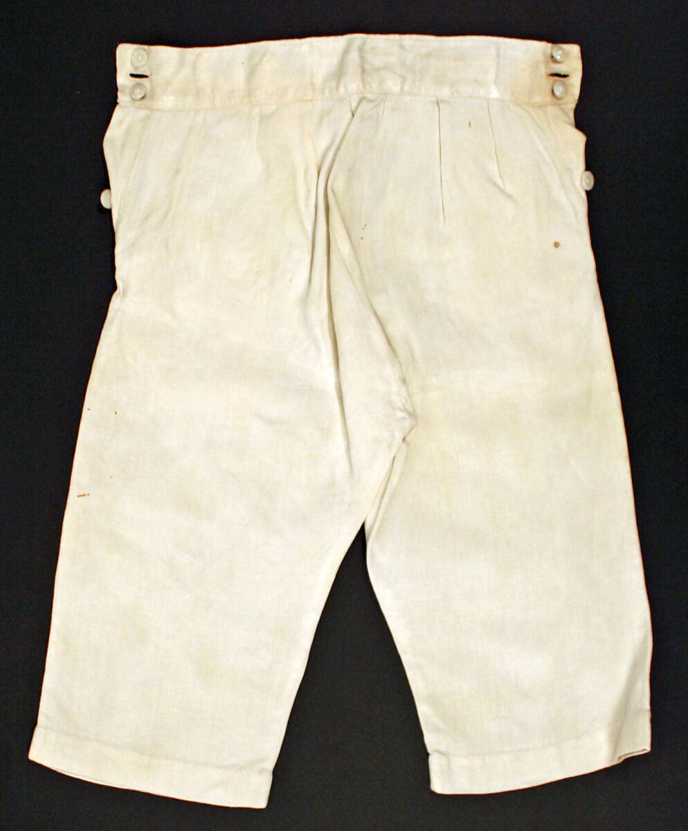 Trousers, cotton, American
