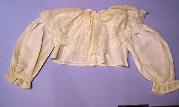 Blouse, cotton, American