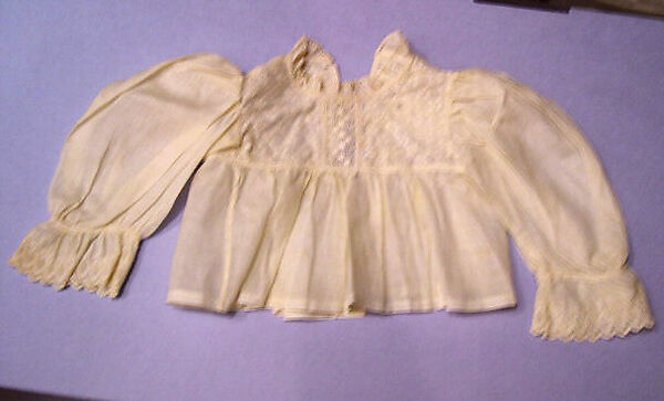 Blouse, cotton, American