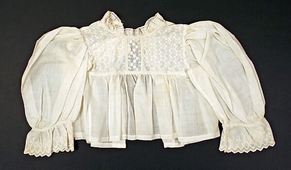 Blouse, cotton, American
