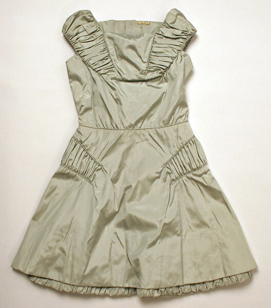 Dress, Jean Dessès (French (born Egypt), Alexandria 1904–1970 Athens), silk, French 