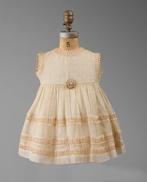 Dress, House of Lanvin (French, founded 1889), cotton, silk, French 