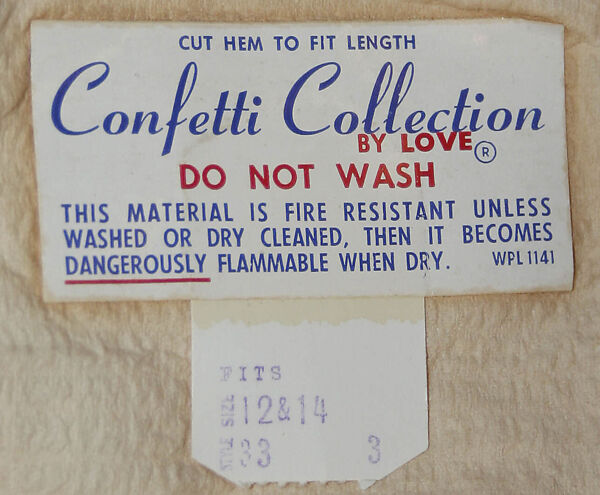 Dress, Joseph Love, Inc. (American, founded 1921), Kaycel, American
