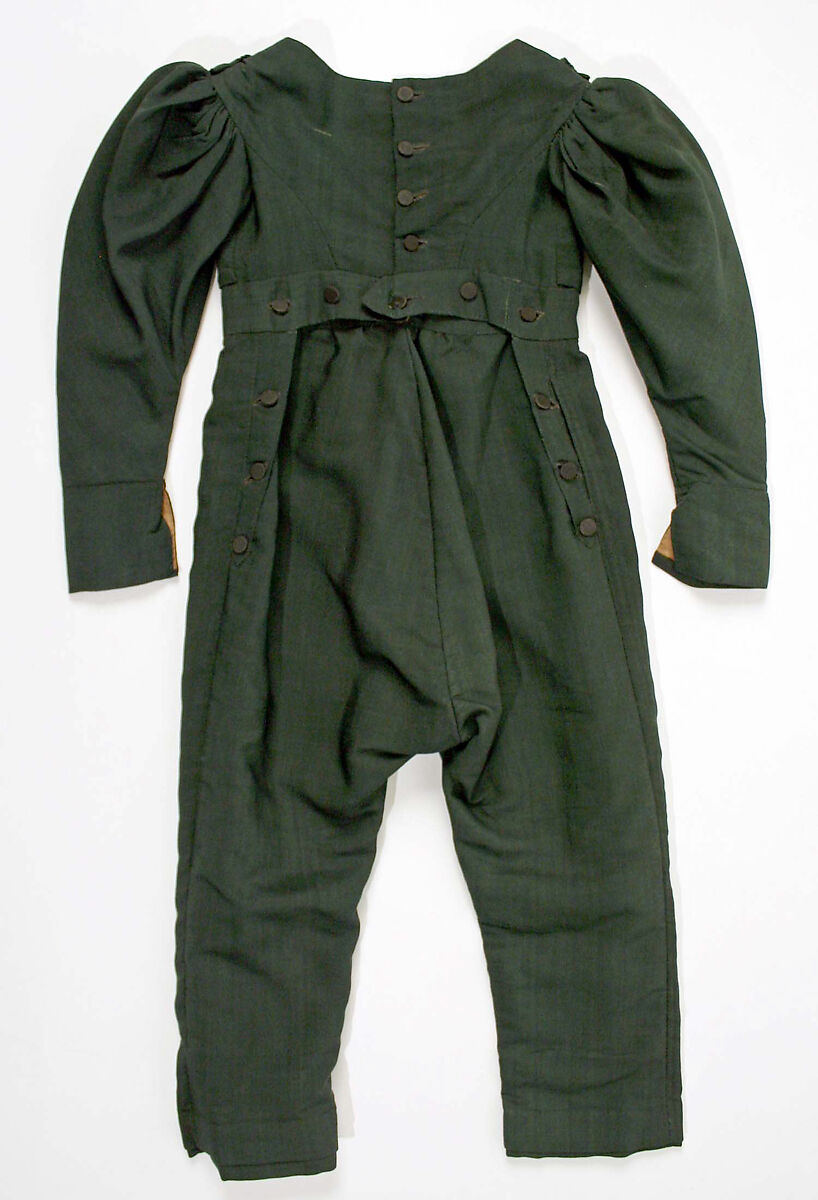 Suit, silk, wool, cotton, American