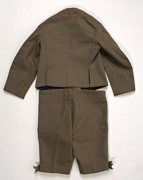 Suit, wool, silk, American