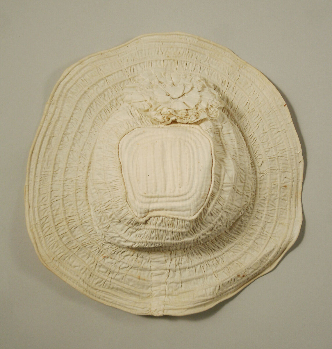 Hat, cotton, probably American