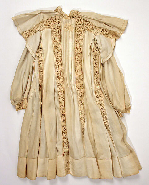 Dress, linen, French 