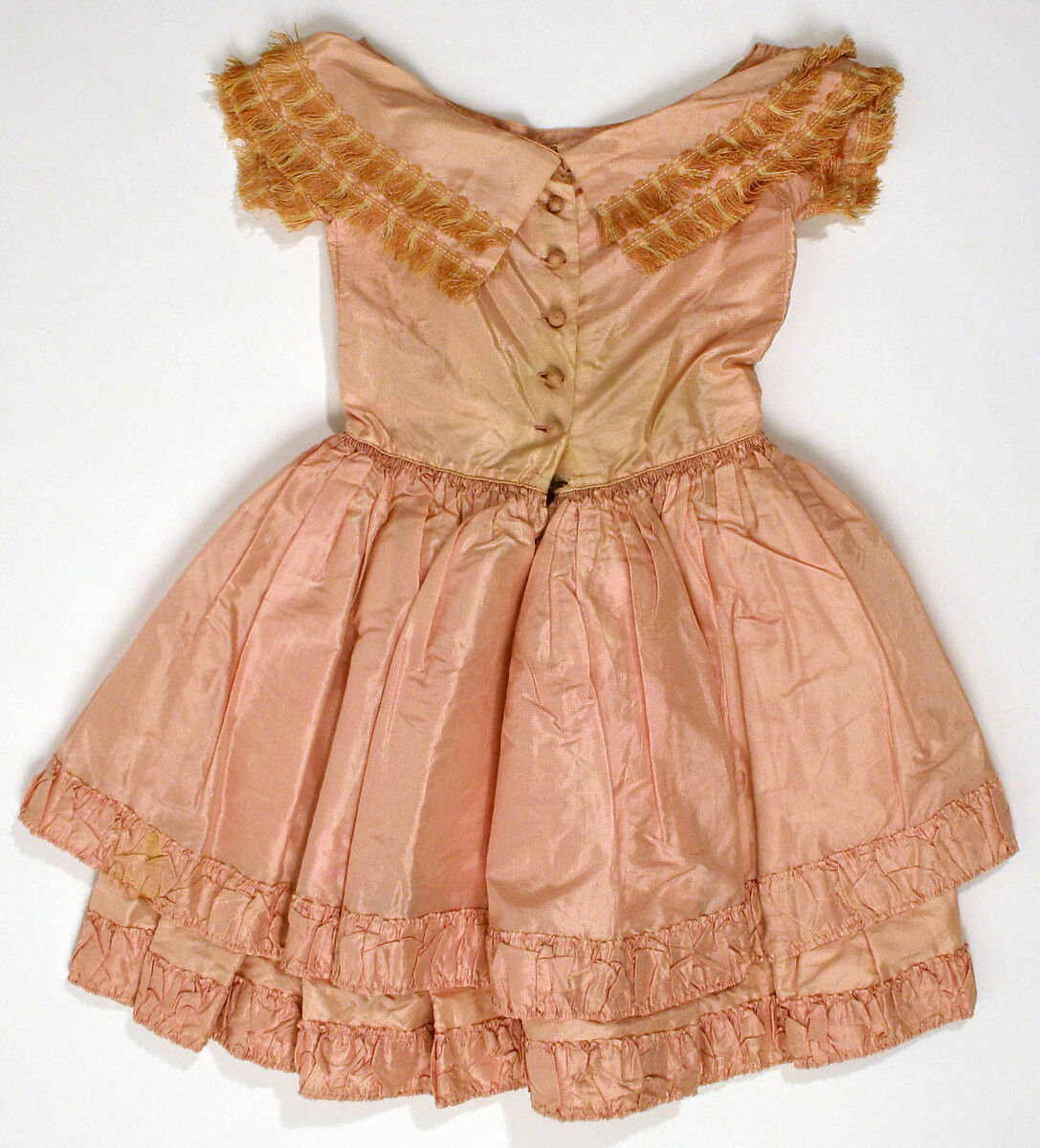 Dress, silk, American