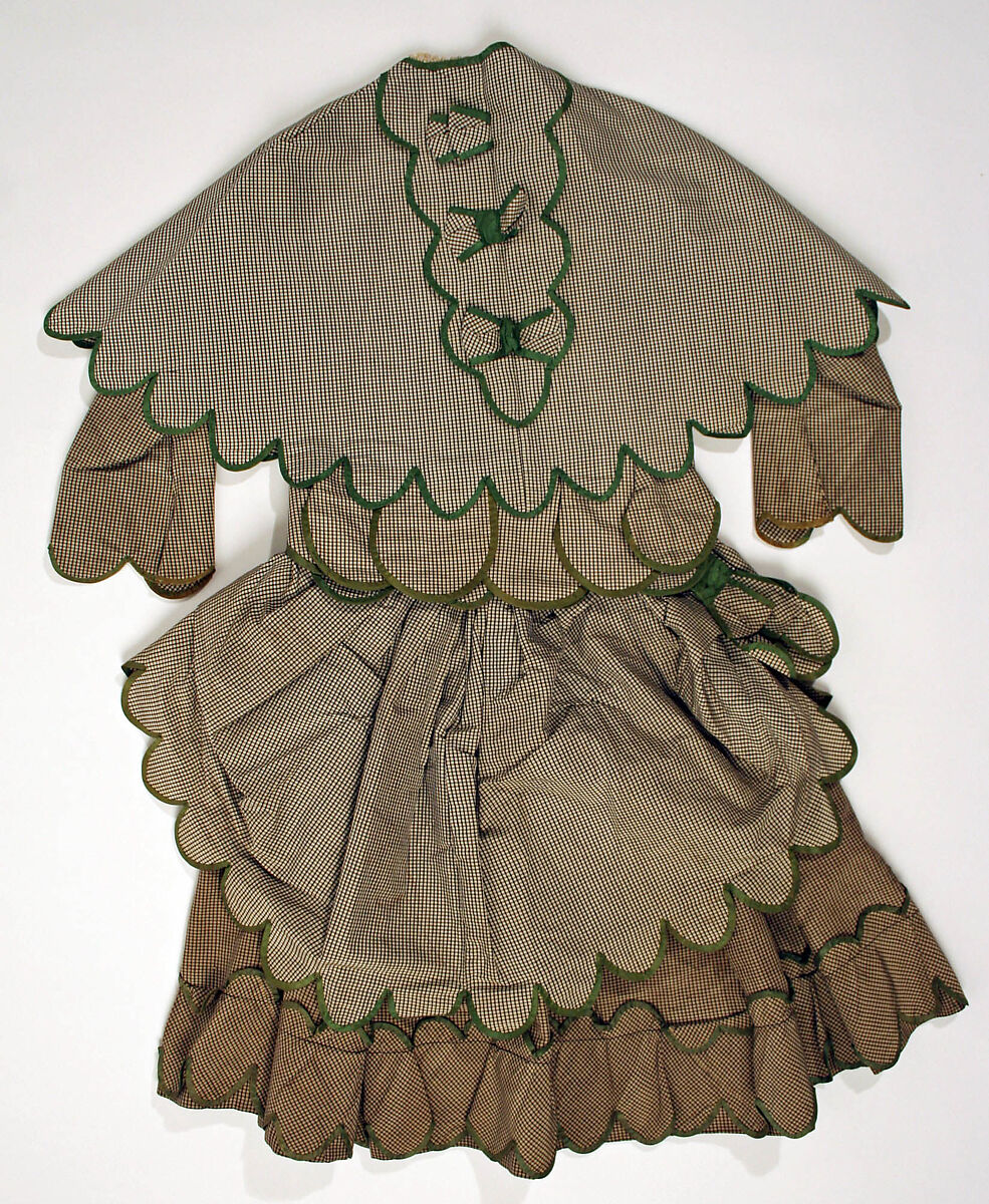 Dress, silk, American