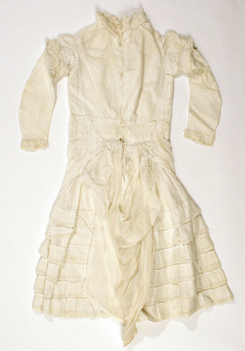 Dress, cotton, American or European