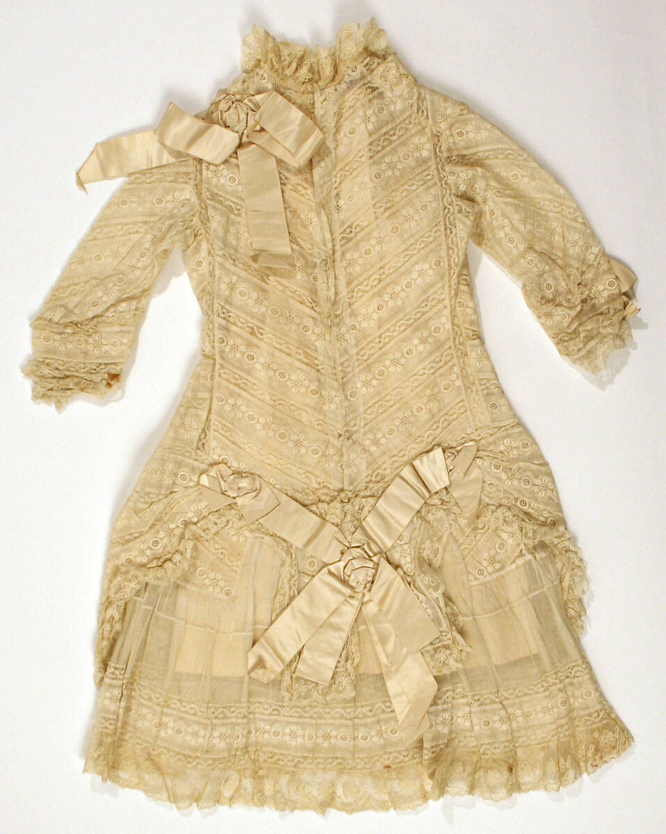 Dress, cotton, American