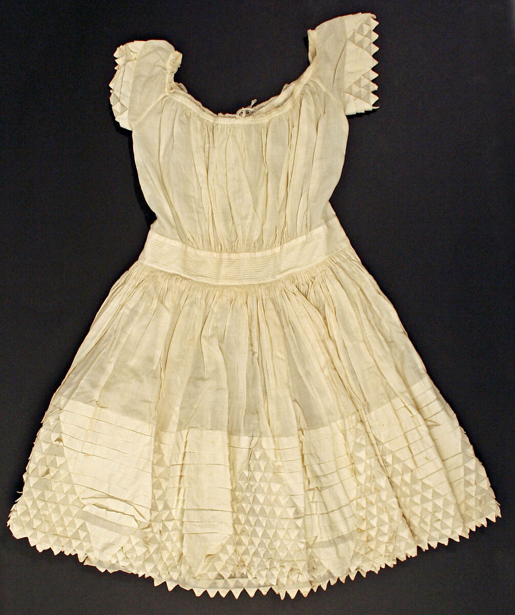 Dress, linen, American 