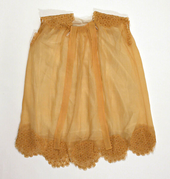 Dress, silk, probably French 