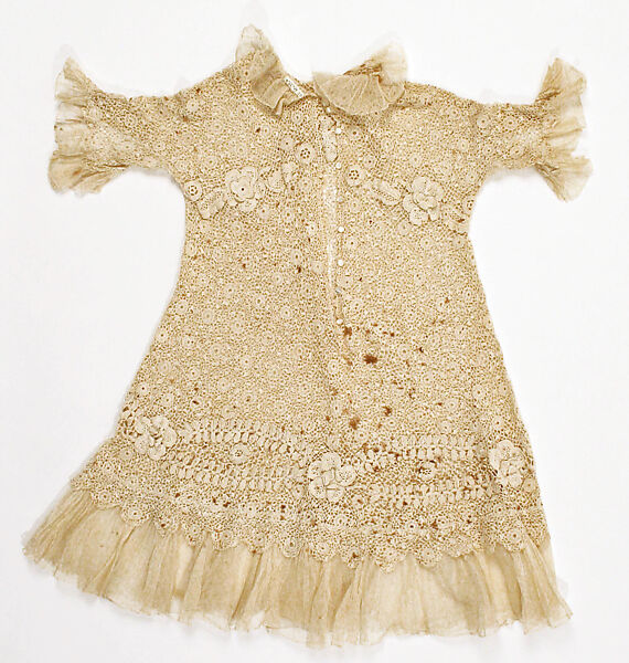 Dress, linen, American