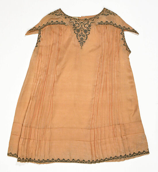 Dress, silk, French 