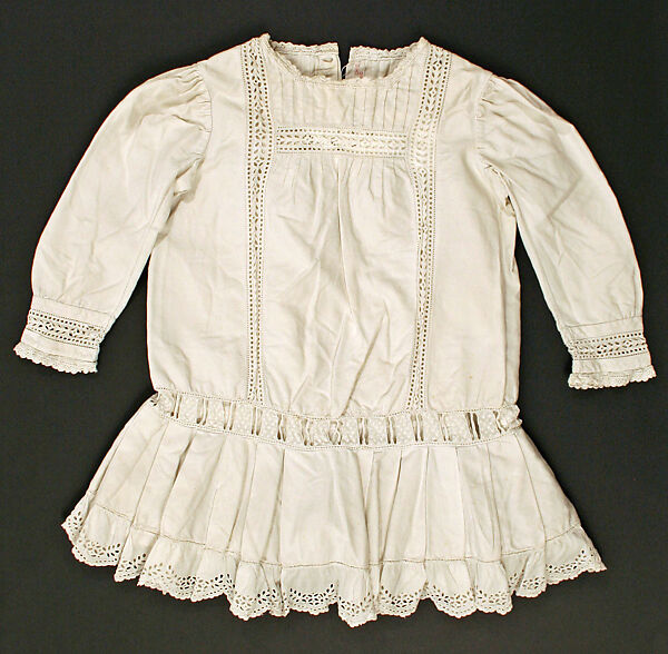 Dress, Emilia and Elvira Frezzini (Italian), cotton, Italian 