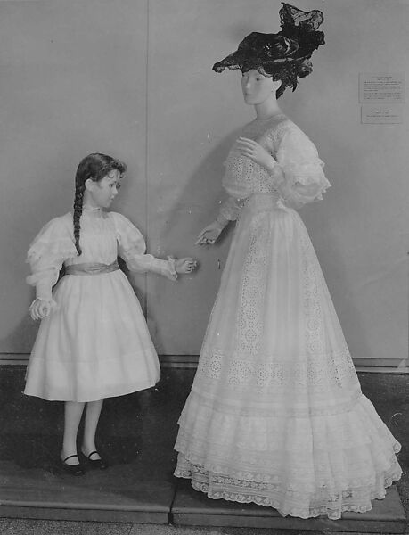 Dress, cotton, American