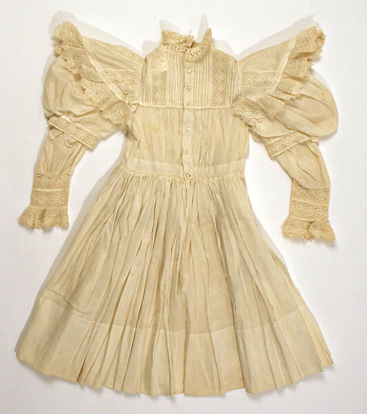 Dress, cotton, American