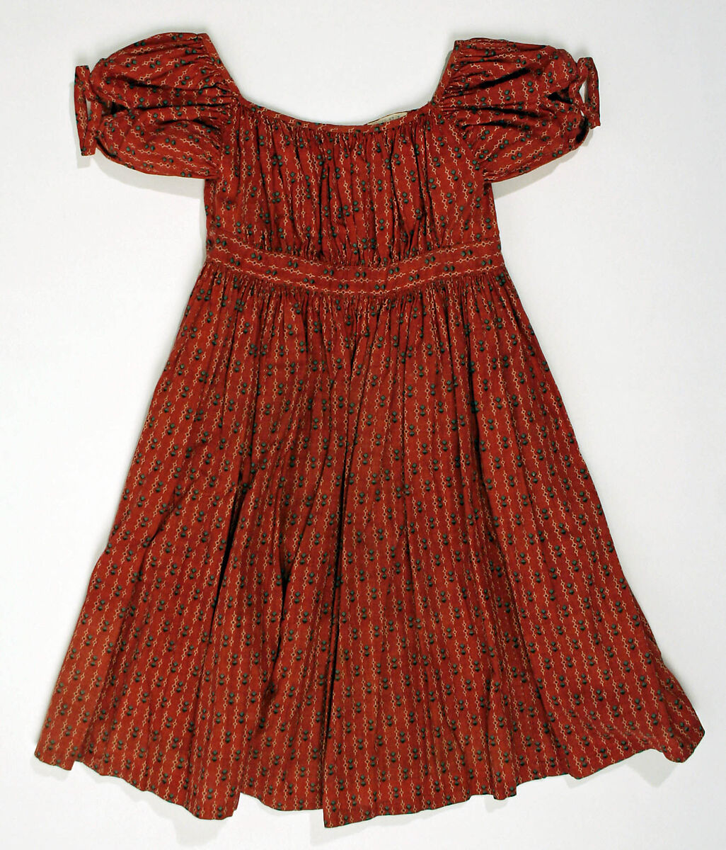 Dress, cotton, American 