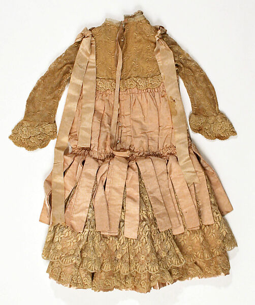 Dress, silk, American