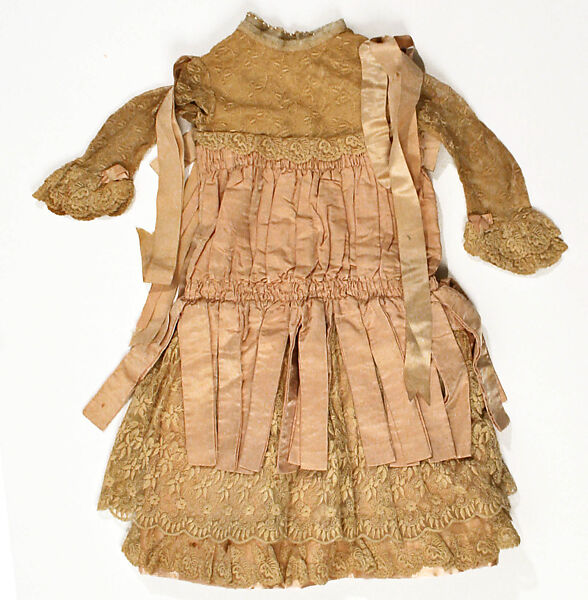Dress, silk, American 
