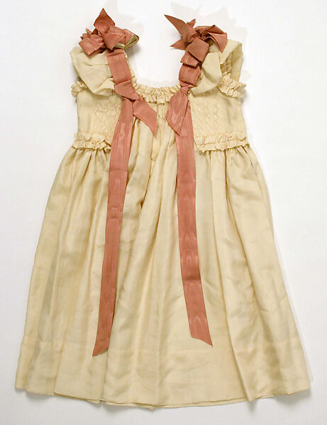 Dress, silk, American