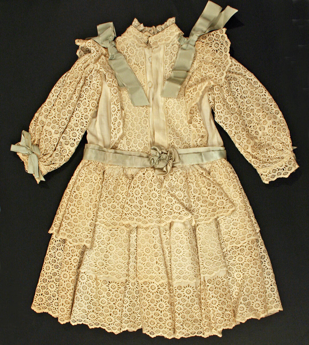 Dress, cotton, American