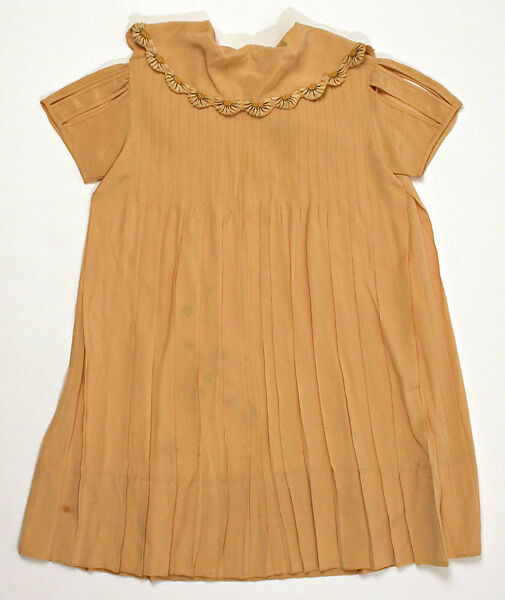 Dress, silk, probably French