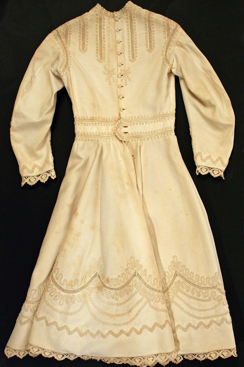 Dress, cotton, American