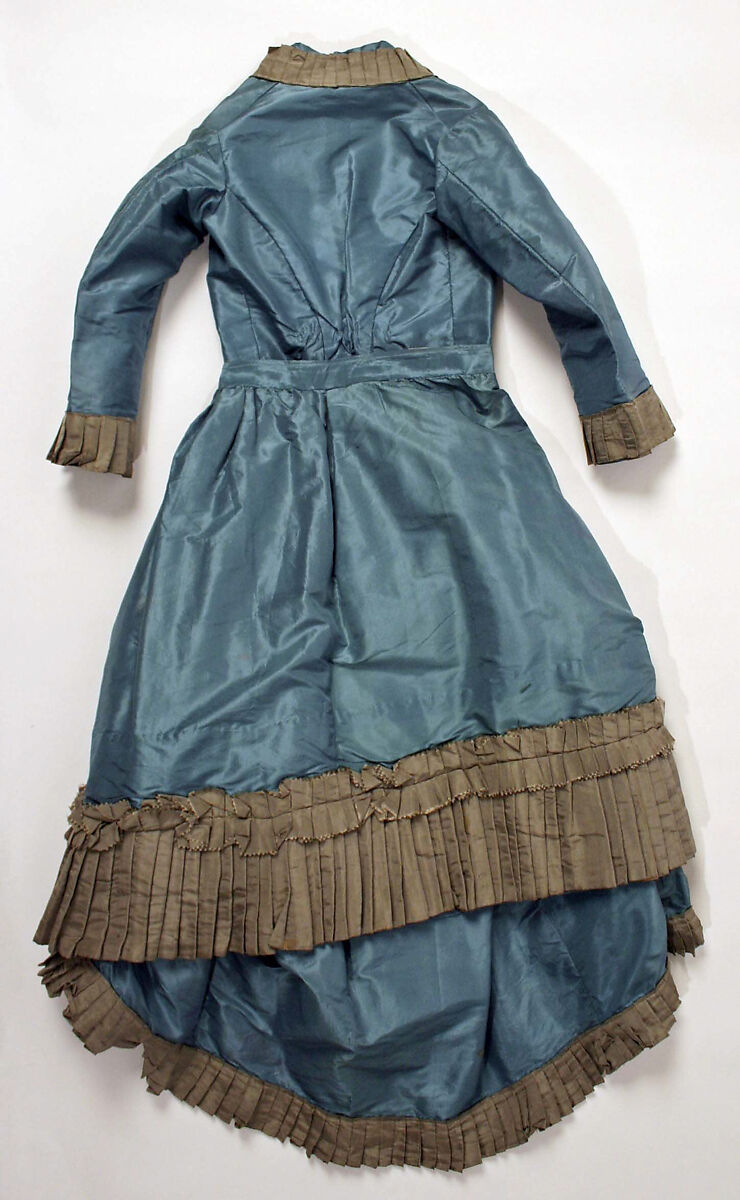 Dress, silk, American